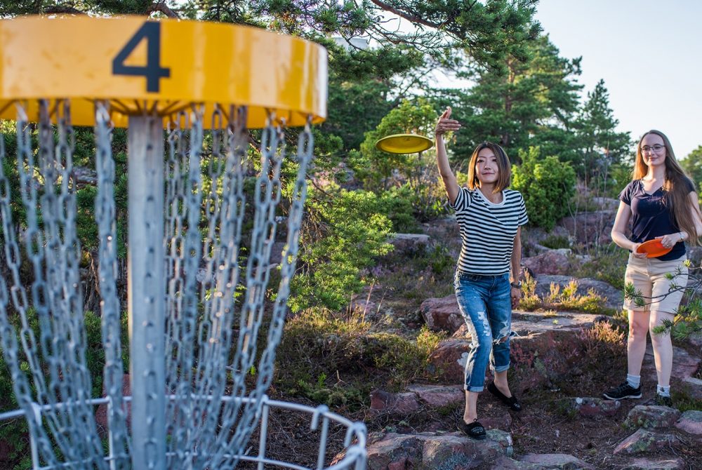 Ålandsbanken - Världens största discgolfpark byggs på Åland